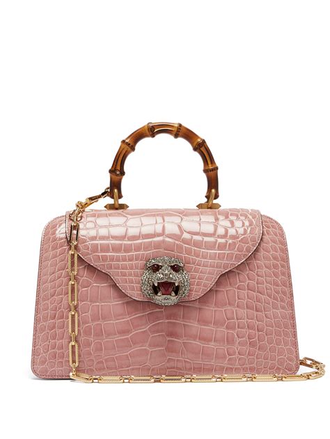 gucci pink bamboo bag|Gucci bamboo bag 2022.